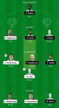 PCC vs VCC Fantasy Suggestion Team 2